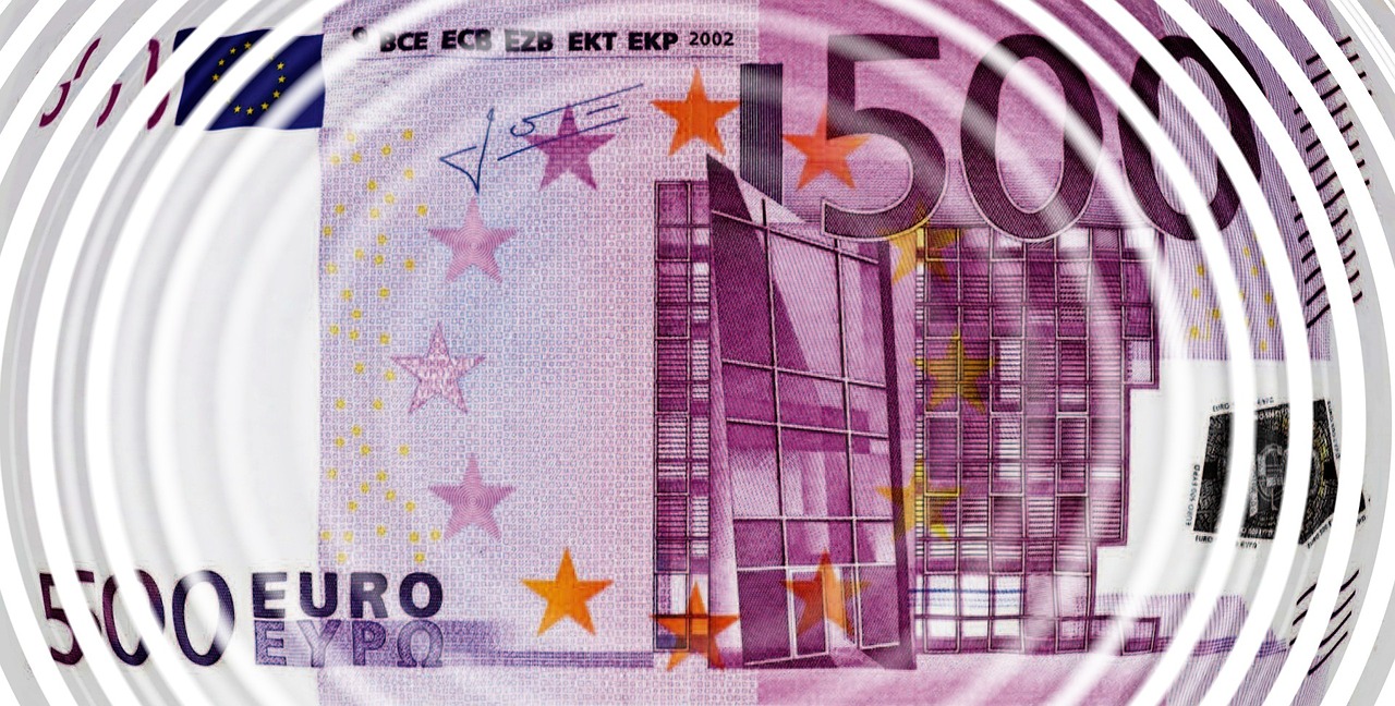 Euras, Sąskaitą, Banga, Žiedai, Pinigai, 500, Valiuta, Finansai, Dolerio Kupiūra, Sąskaitos