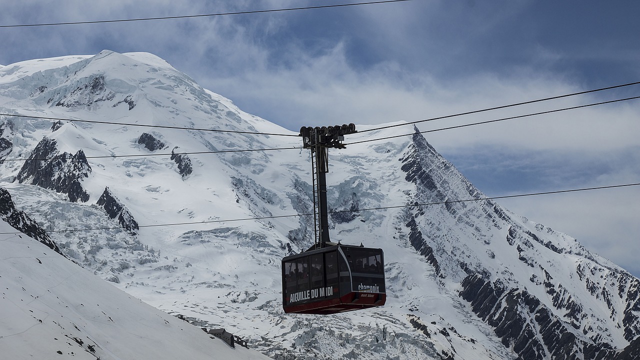 Europa, France, Alpių, Mont Blanc, Kabelis, Chamonix, Kalnai, Nemokamos Nuotraukos,  Nemokama Licenzija