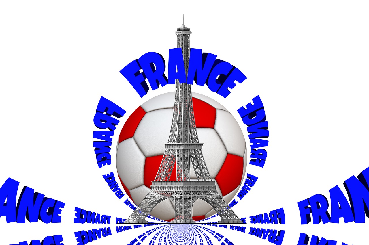 Europos Čempionatas, Futbolas, France, Eifelio Bokštas, Rutulys, Apie, Raudona, Balta, Mėlynas, Futbolo Rungtynės