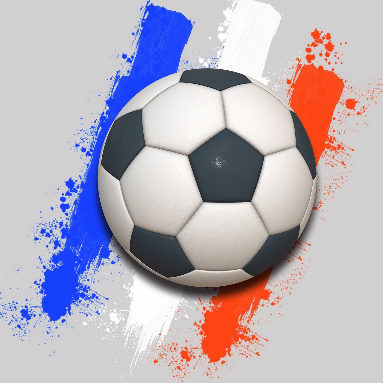 Europos Čempionatas, Futbolas, France, Rutulys, Apie, Raudona, Balta, Mėlynas, Futbolo Rungtynės, Em