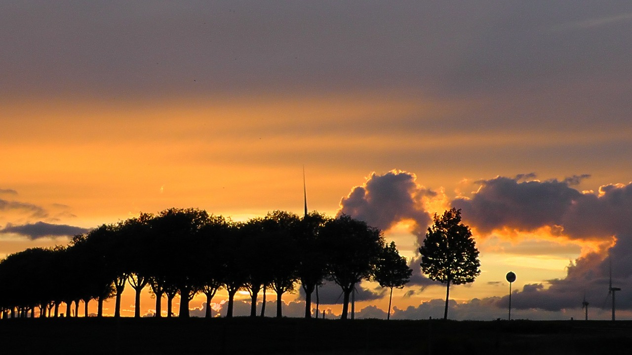 Vakaras, Saulėlydis, Peizažai, Twilight, Abendstimmung, Nuotaika, Horizontas, Dangus, Gamta, Afterglow