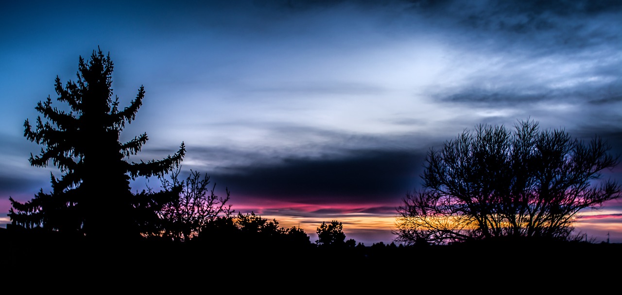 Vakaras, Saulė, Nustatymas, Saulėlydis, Dangus, Debesis, Vakarinis Dangus, Abendstimmung, Twilight, Violetinė