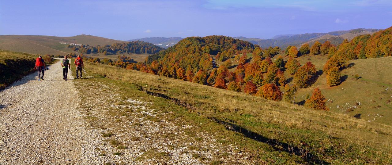 Ekskursija, Takas, Vaikščioti Su Lazdelėmis, Kalnas, Europinis Kelias, E5, Lessinia, Italy, Nemokamos Nuotraukos,  Nemokama Licenzija