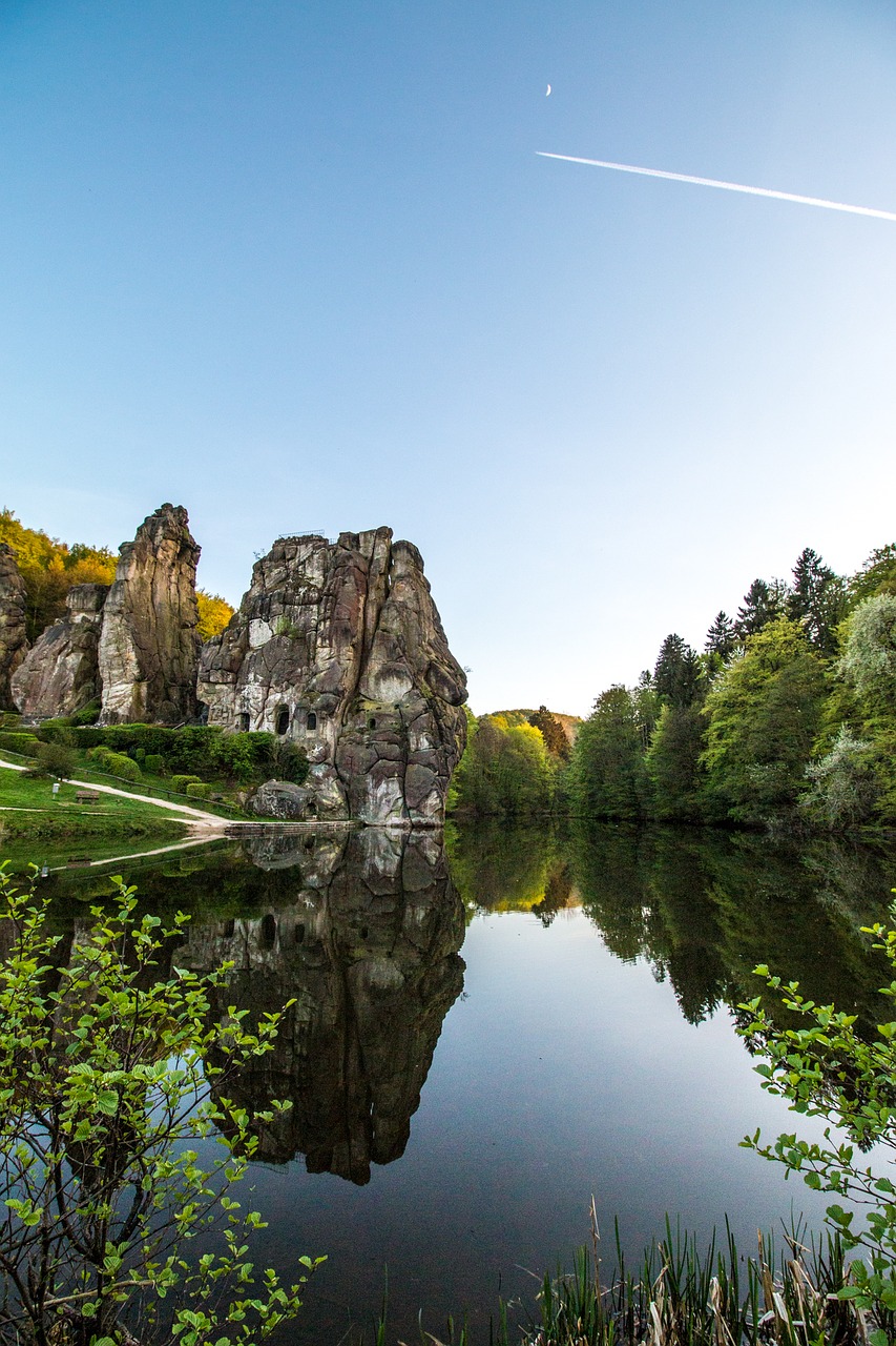 Eksternštainas,  Akmenys,  Smiltainio,  Rokas,  Sakralinė,  Viduramžiai,  Teutoburgo Miškas,  Kelionė,  Dangus,  Akmuo