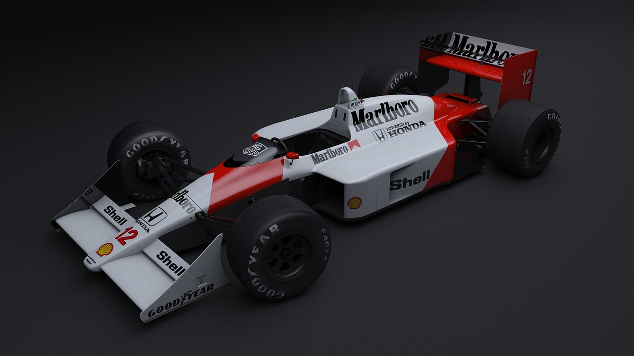 F1, Formulė 1, Ayrton Senna, Mclaren Mp4 24, Formulė 1, Motorsportas, 3D, Monoplace, Grand Prix, Nemokamos Nuotraukos