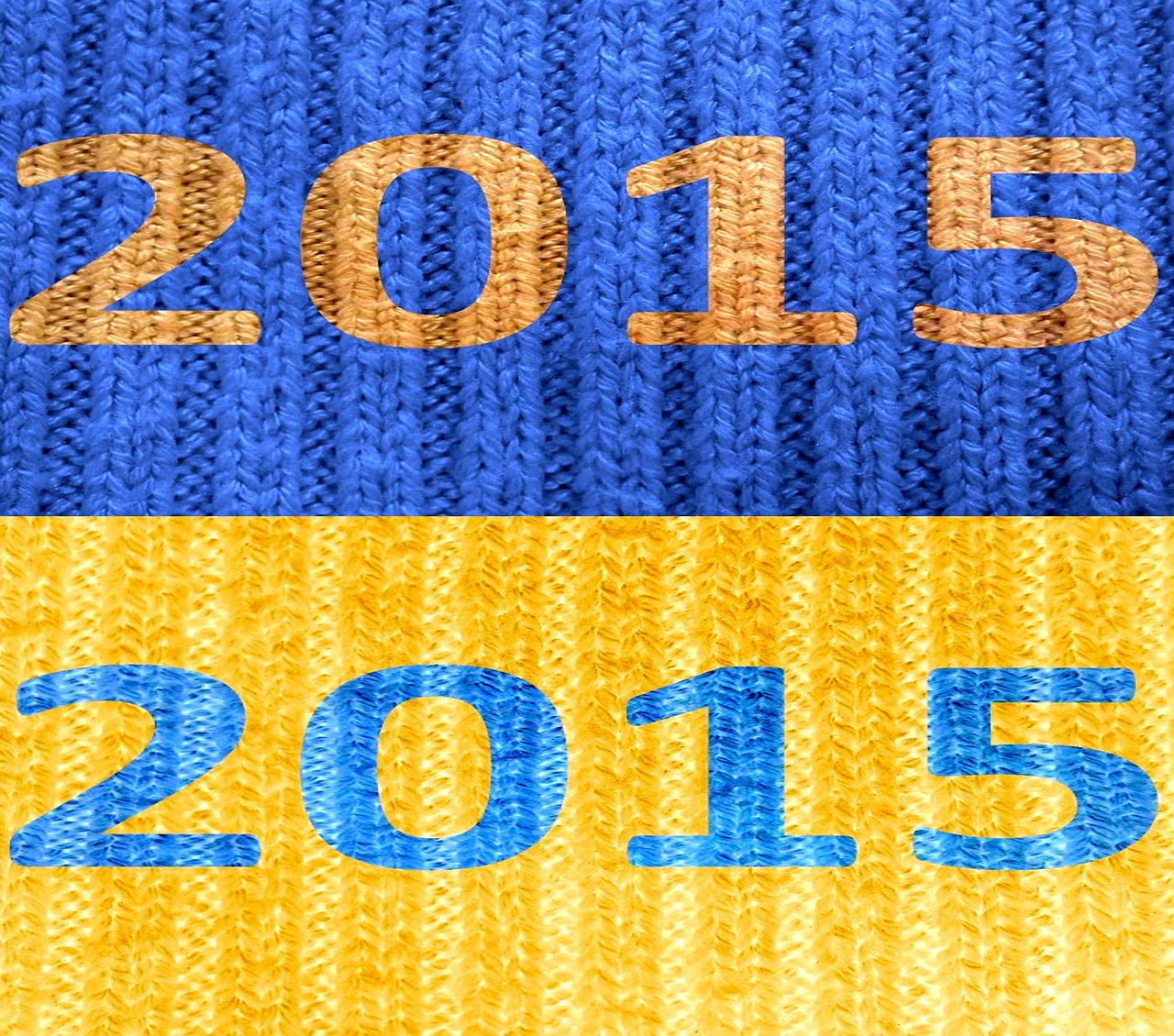 Medžiaga, Vilnos, Mėlynas, Auksas, Geltona, Naujas, Metai, 2015 M., Modelis, Tekstilė