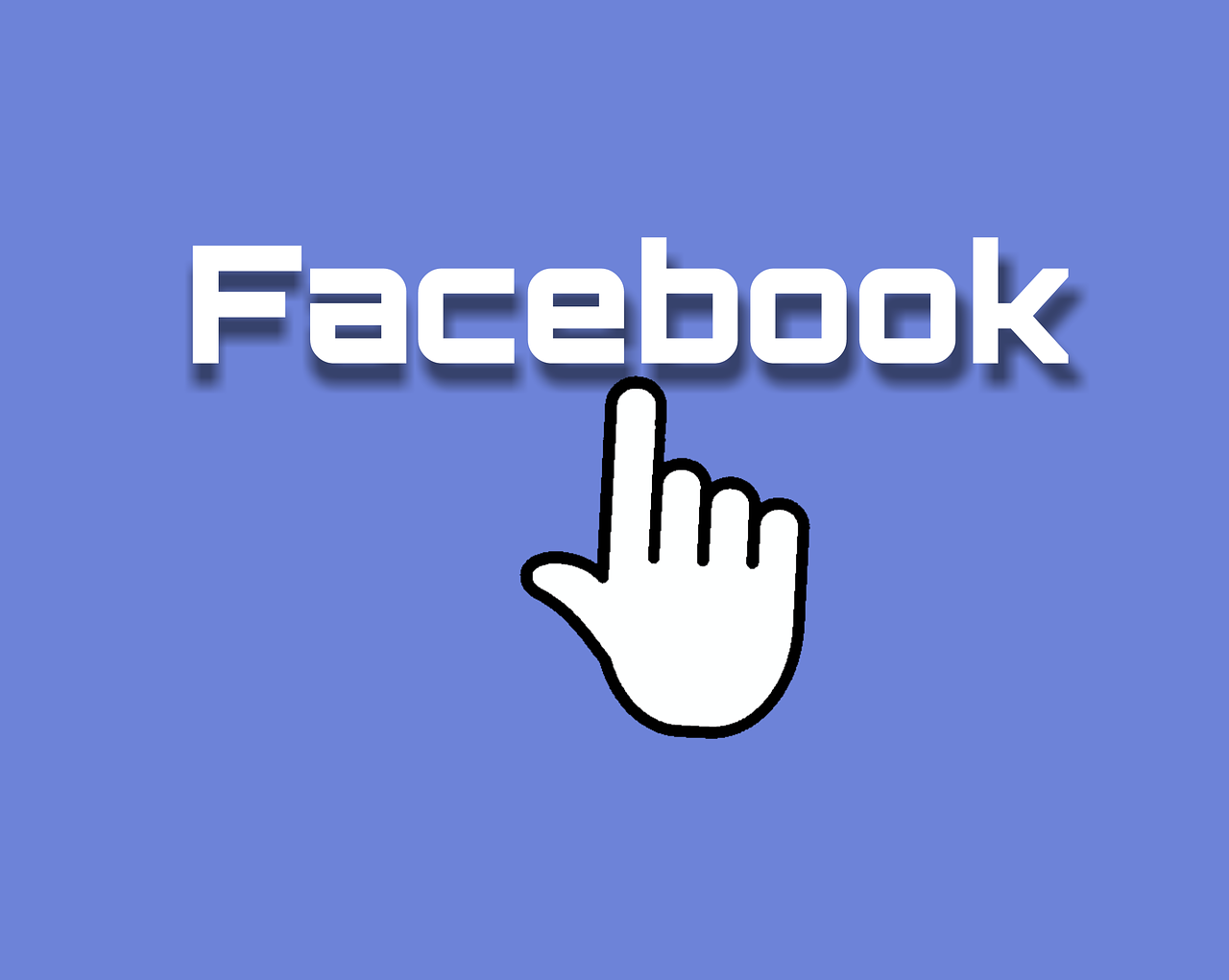 Facebook, Spustelėkite, Ranka, Mėlynas, Socialinė Žiniasklaida, Nemokamos Nuotraukos,  Nemokama Licenzija