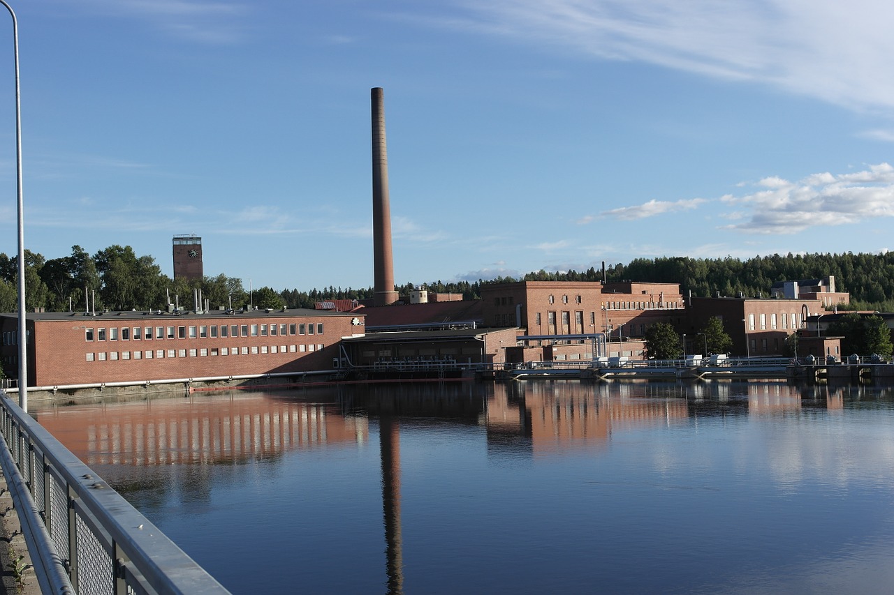 Gamykla, Kuusankoski, Gamyklos Peizažas, Industrija, Nemokamos Nuotraukos,  Nemokama Licenzija