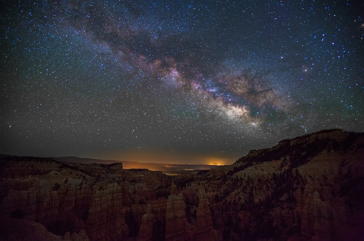 Fairyland Canyon, Utah, Parkas, Paukščių Takas, Nacionalinis Parkas, Bryce Kanjonas, Twilight, Debesis, Smiltainis, Lauke