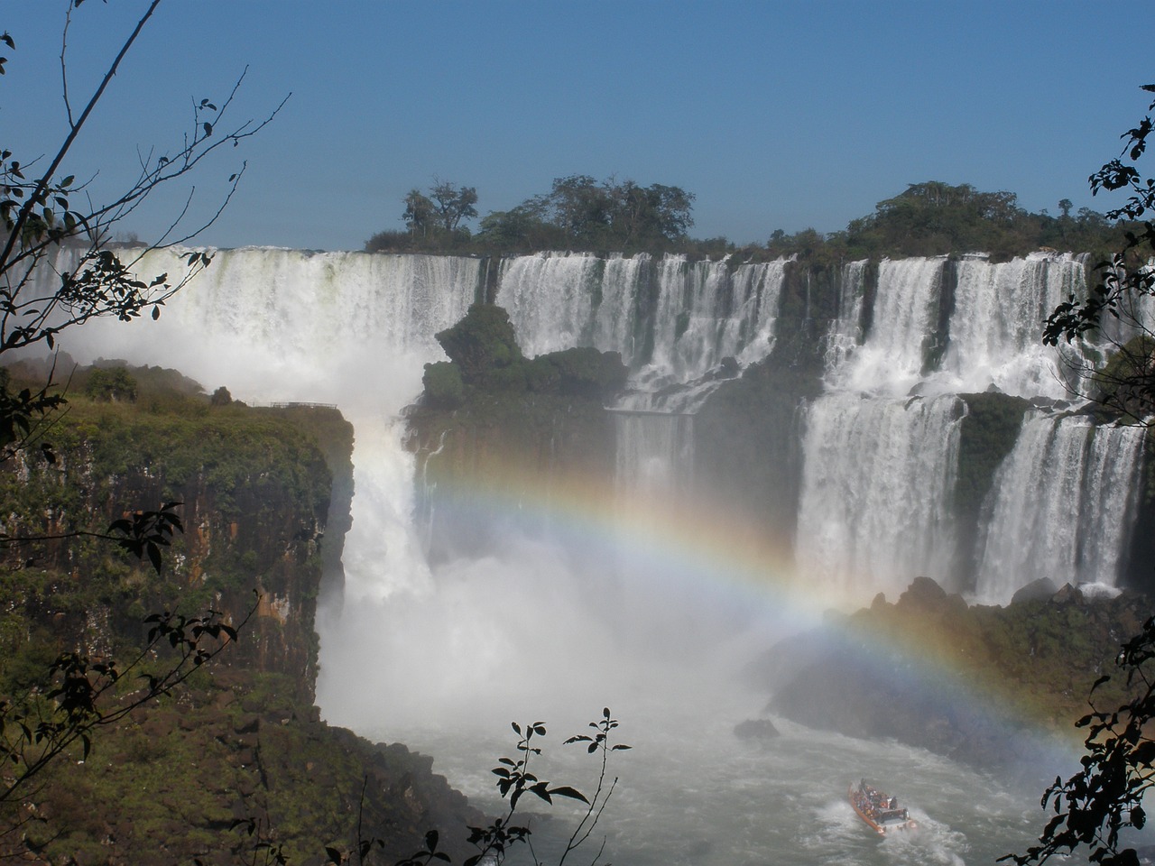 Iguazu Patenka, Kritimo, Vaivorykštė, Gamta, Argentina, Kraštovaizdis, Nemokamos Nuotraukos,  Nemokama Licenzija