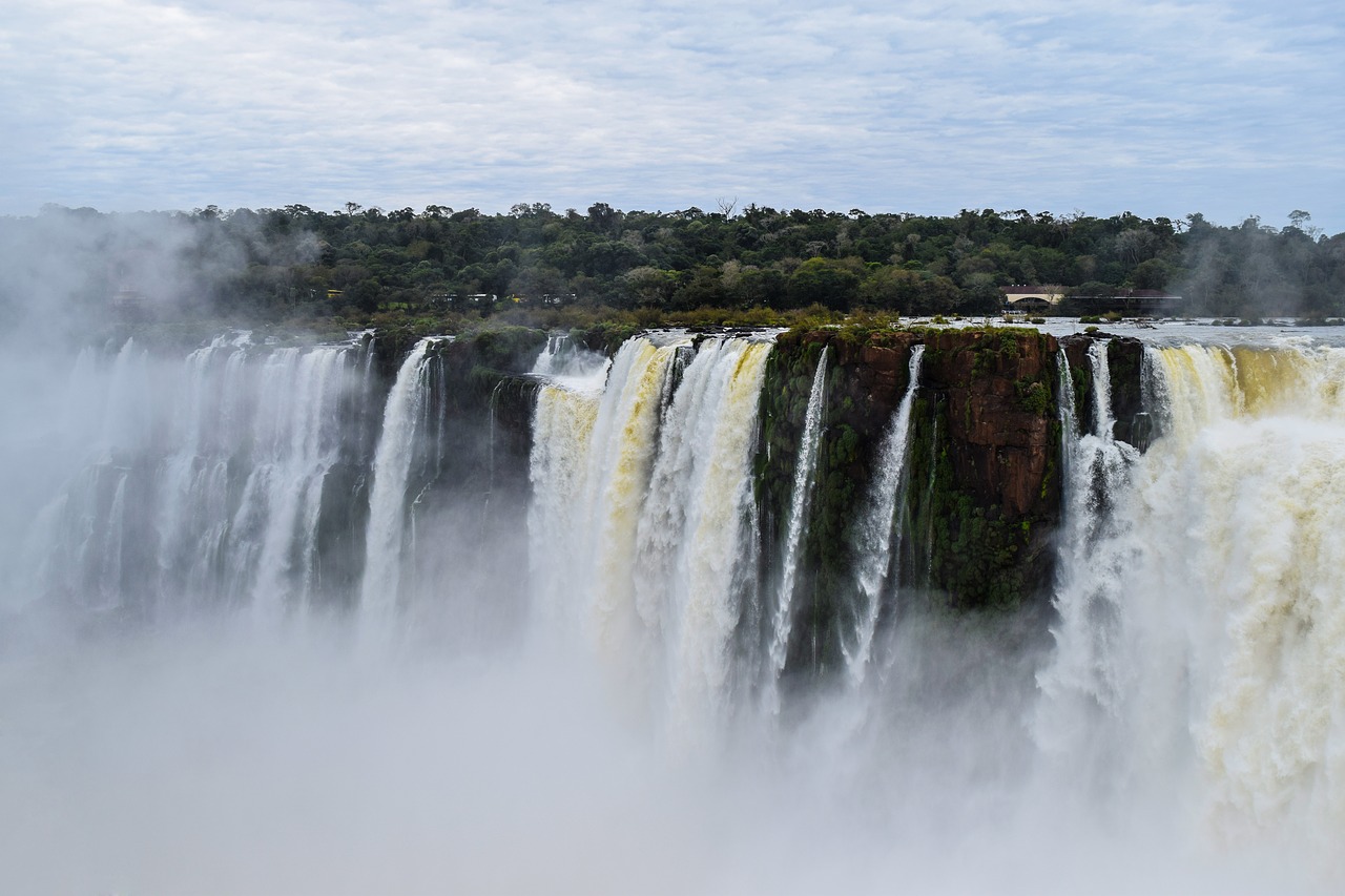 Kritimo, Kraštovaizdis, Vanduo, Gamta, Iguazu, Augmenija, Krioklys, Žygiai, Argentina, Nemokamos Nuotraukos