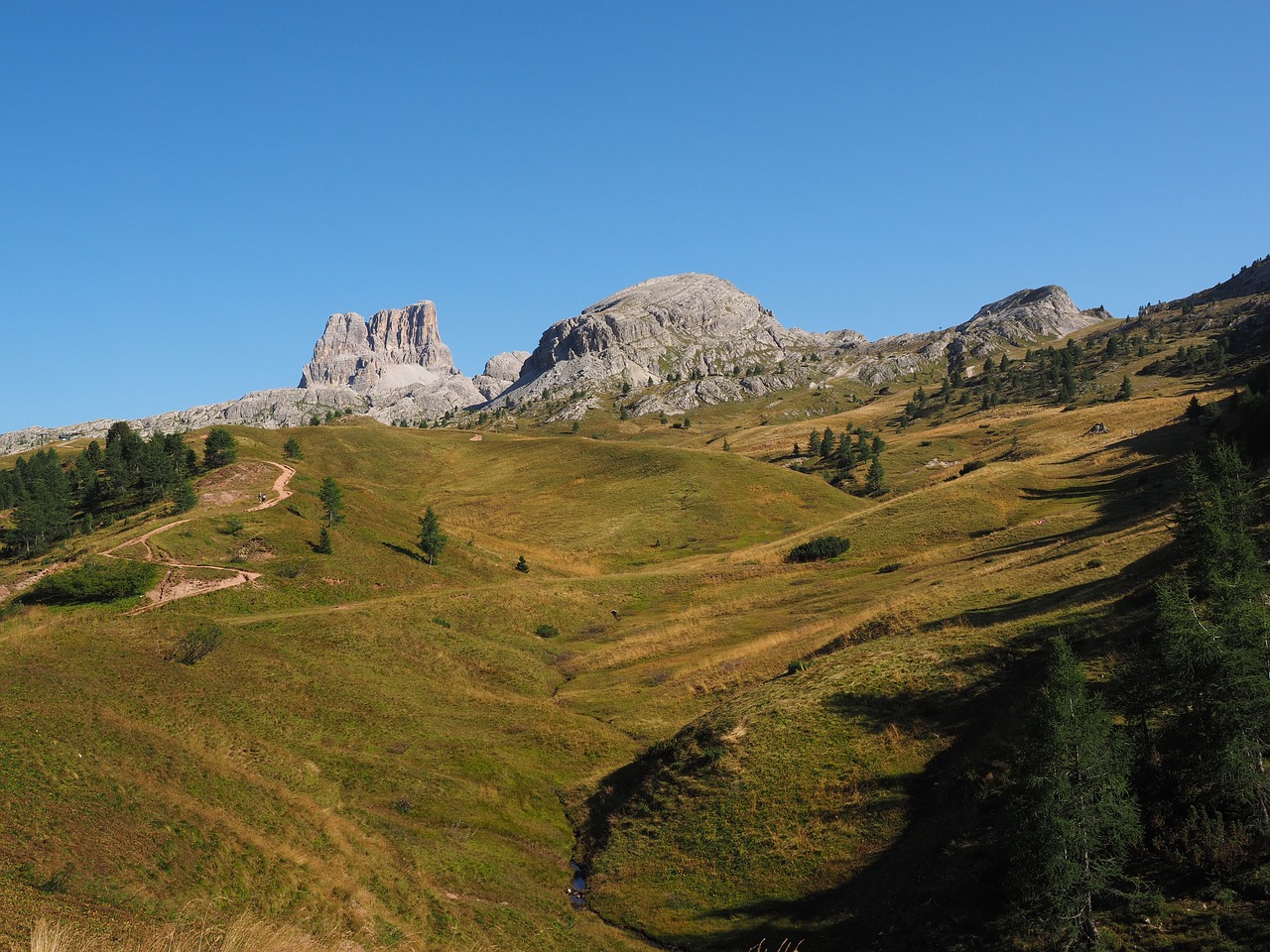 Falzarego Aukšto Lygio, Monte Averau, Krooda Negra, Punta Gallina, Kalnas, Kalnų Grupė, Ampezzo Dolomitai, Dolomitai, Italy, South Tyrol