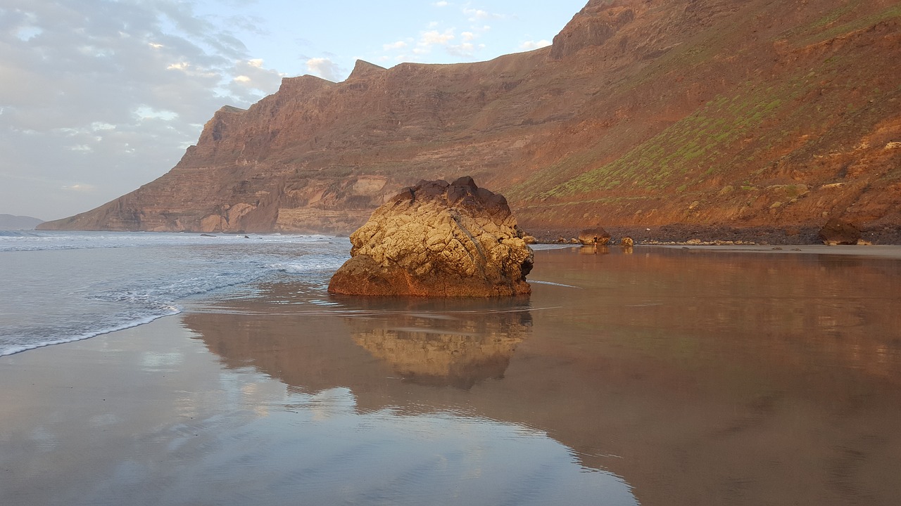 Famara, Lanzarote, Kanarų Salos, Jūra, Kraštovaizdis, Nemokamos Nuotraukos,  Nemokama Licenzija