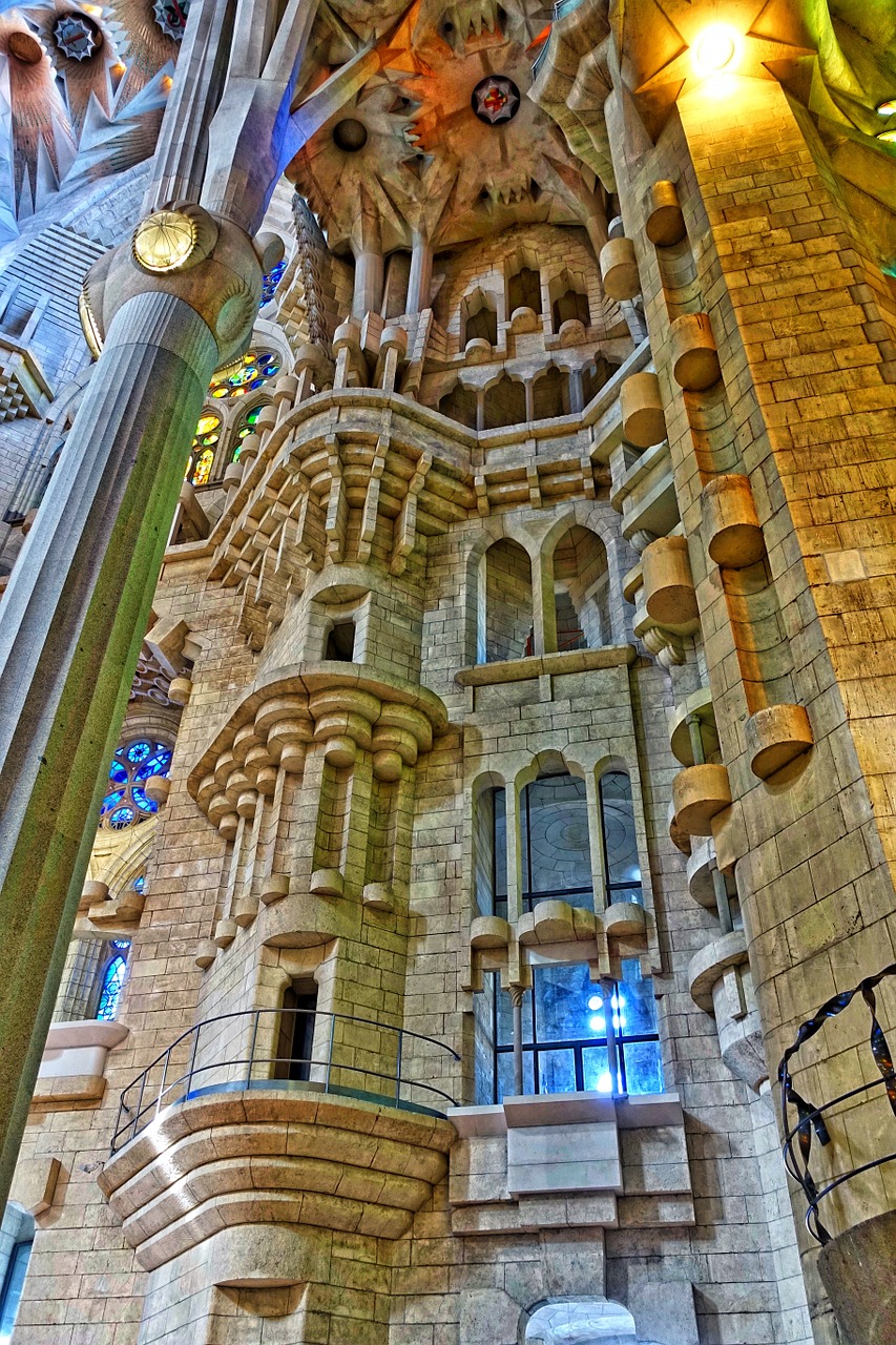 Familia Sagrada, Katedra, Bazilika, Lubos, Barcelona, Familia, Gaudi, Sagrada, Žinomas, Ispanų