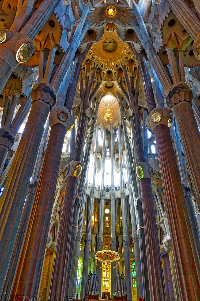 Familia Sagrada, Katedra, Bazilika, Lubos, Barcelona, Familia, Gaudi, Sagrada, Žinomas, Ispanų