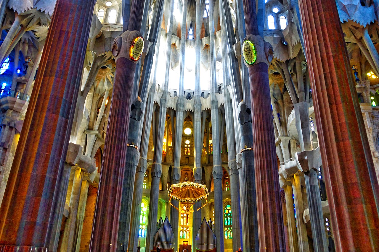 Familia Sagrada, Katedra, Bazilika, Lubos, Barcelona, Familia, Gaudi, Sagrada, Žinomas, Ispanų