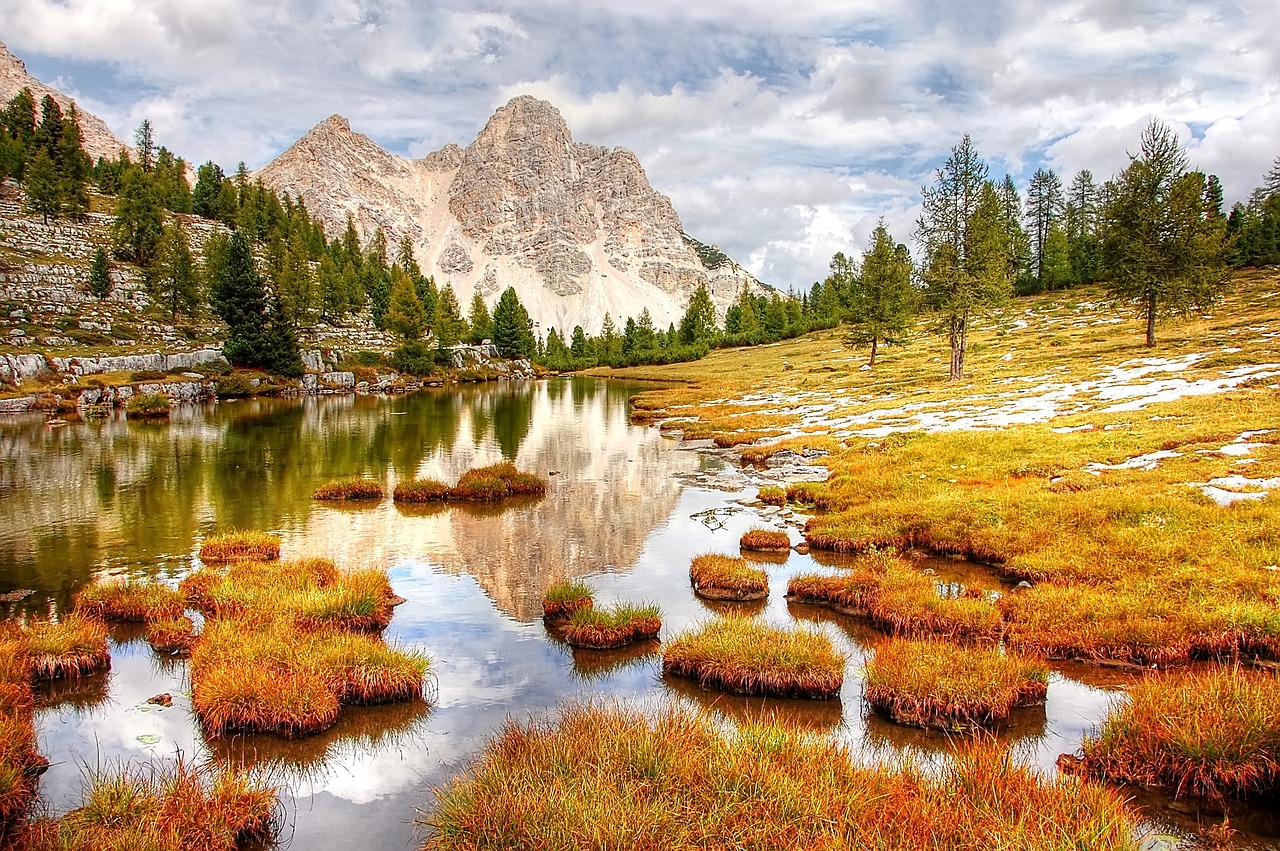 Fanai, Dolomitai, Kalnai, Kraštovaizdis, Rokas, Alpių, Kalnų Peizažas, Žygiai, Fanes Alm, South Tyrol