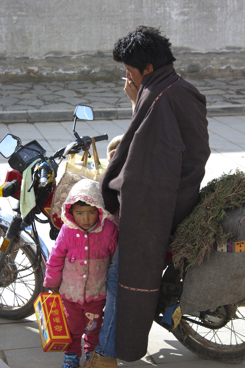 Tėvas Ir Dukra, Tibetietis, Charakteris, Nemokamos Nuotraukos,  Nemokama Licenzija