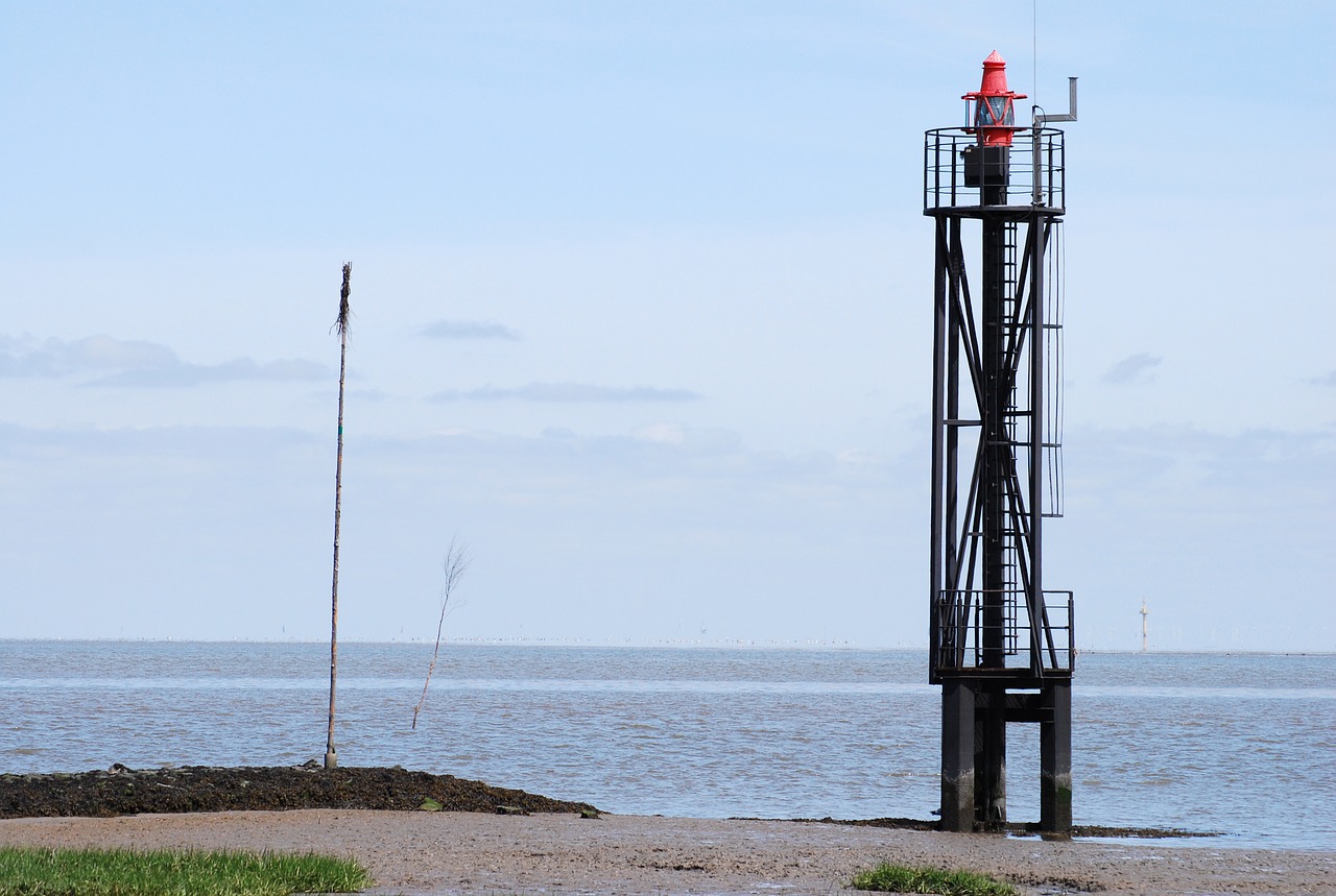 Federanderserelis, Šiaurės Jūra, Šiaurės Jūros Pakrantė, Butjadingen, Šiaurinė Vokietija, Fedderwarder Sieler Harbor, Vanduo, Žvejybos Uostas, Žemutinė Saksonija, Ežeras