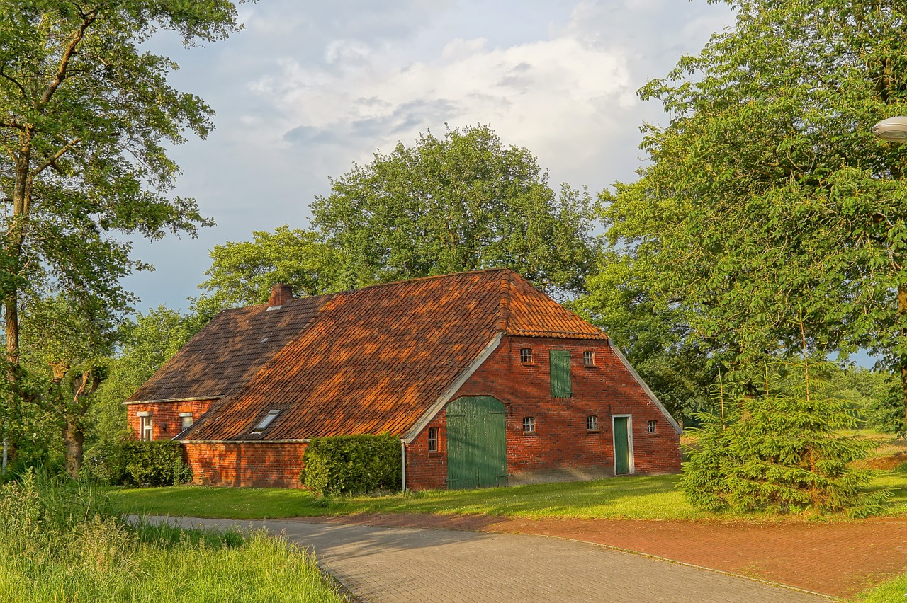 Feenhaus, Rytinė Frisia, Gyvenamoji Vieta, Žemdirbystė, Hdr, Stogas, Senas Namas, Praeitis, Nemokamos Nuotraukos,  Nemokama Licenzija