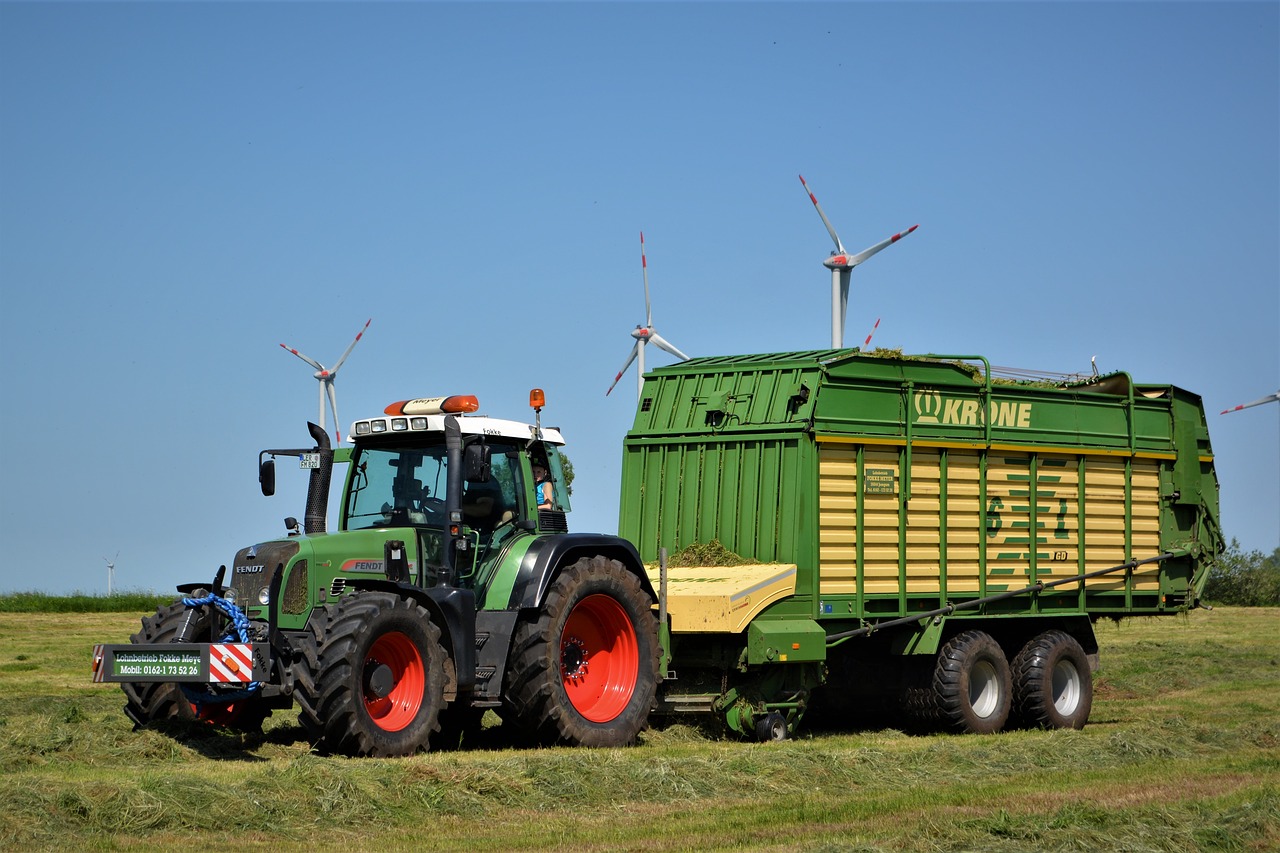 Fendt,  Crown,  Traktorius,  Mašina,  Žemdirbystė,  Traktoriai,  Transporto Priemonės,  Specialieji Darbai,  Žemės Ūkio Mechanizmas,  Silo