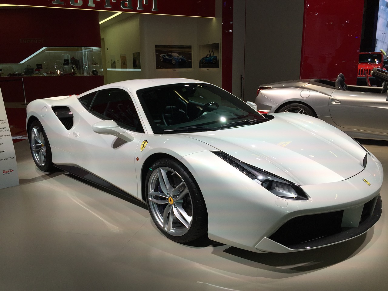 Ferrari, 458, Sportinė Mašina, Balta, Arklys, Eržilas, Italy, Modena, Prabanga, Milijonierius