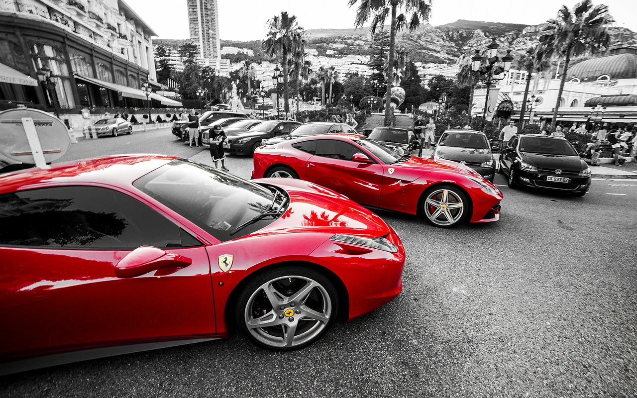Ferrari, Monte Karlas, Automatinis, Sportiniai Automobiliai, Raudona, Nemokamos Nuotraukos,  Nemokama Licenzija