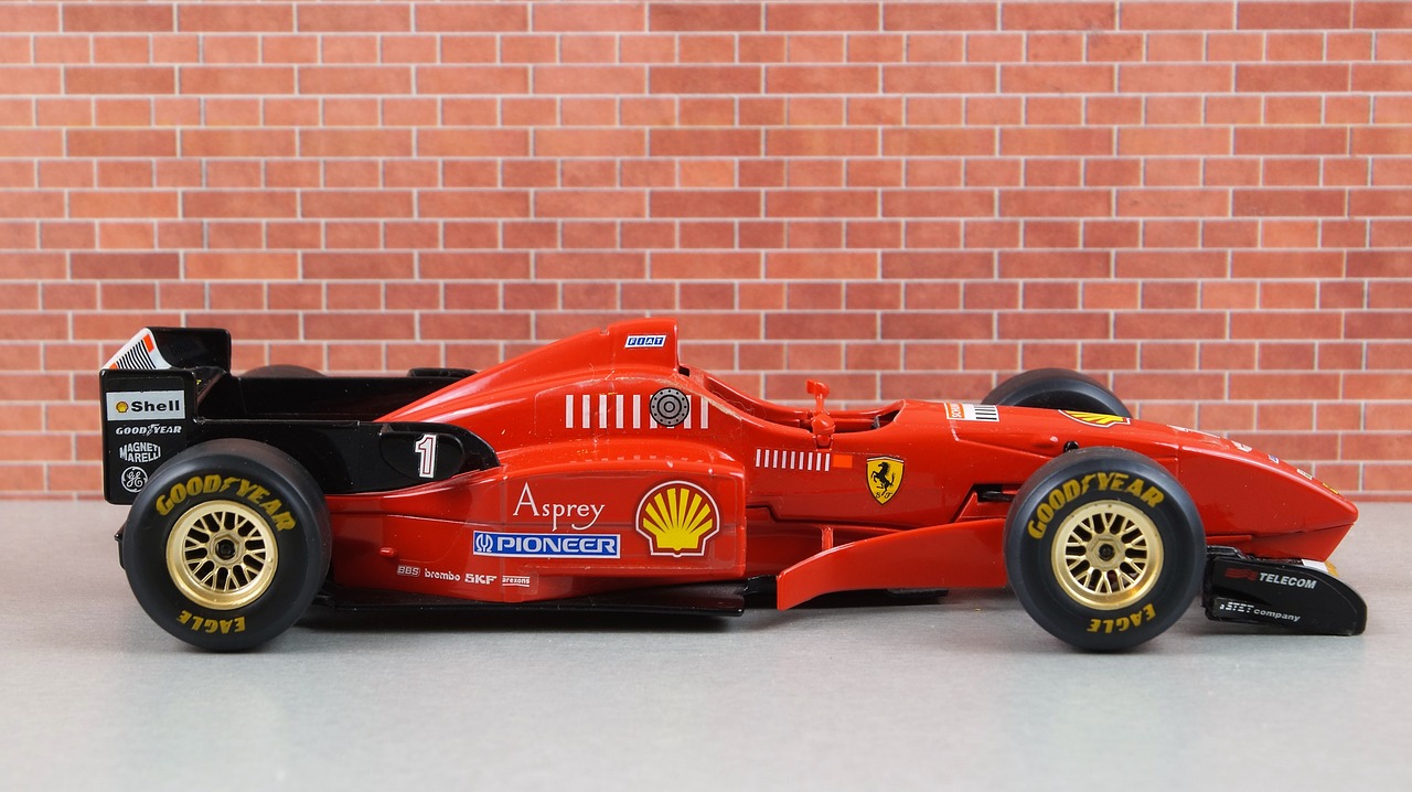 Ferrari, F310, Formulė 1, Michael Schumacher, Automatinis, Žaislai, Modelis Automobilis, Modelis, Transporto Priemonės, Raudona