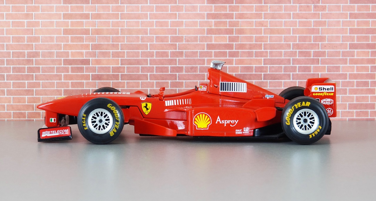 Ferrari, F300, Formulė 1, Michael Schumacher, Automatinis, Žaislai, Modelis Automobilis, Modelis, Transporto Priemonės, Raudona