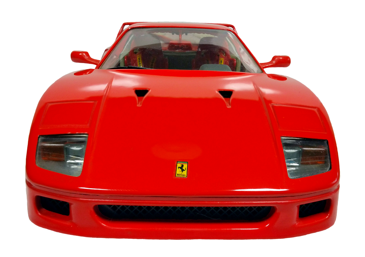 Ferrari, Lenktyninis Automobilis, Modelis Automobilis, Sportinė Mašina, Vaizdas Iš Priekio, Transporto Priemonė, Raudona, Lenktynės, Brangus, Vairuoti