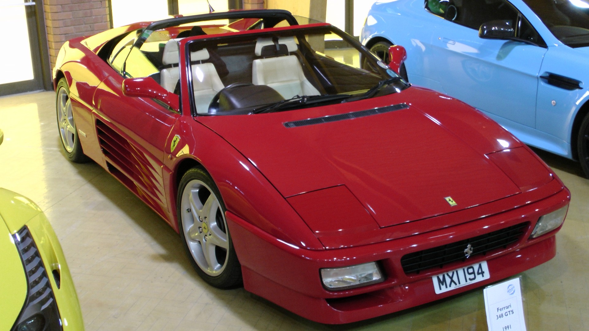 Automobiliai,  Ferrari & Nbsp,  348 & Nbsp,  Gts & Nbsp,  1991,  Ferrari,  348,  Gts,  Centras,  Koncentratorius & Nbsp