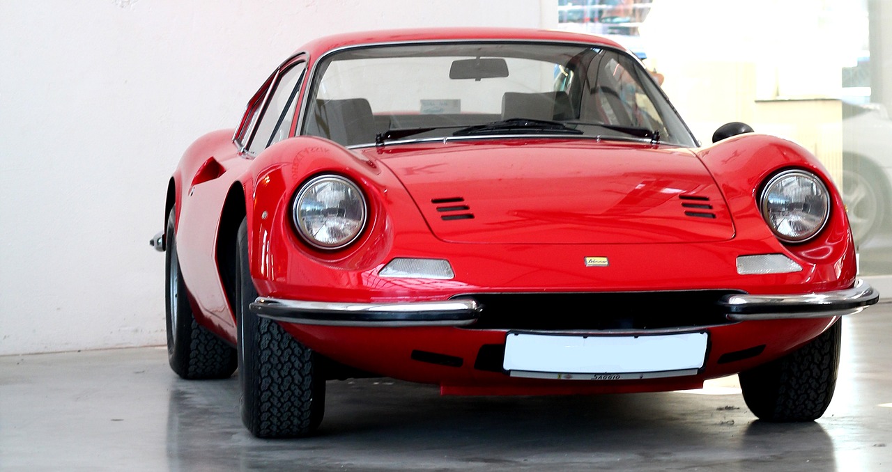 Ferrari,  Dino,  Klasikiniai Italijos Automobiliai, Nemokamos Nuotraukos,  Nemokama Licenzija