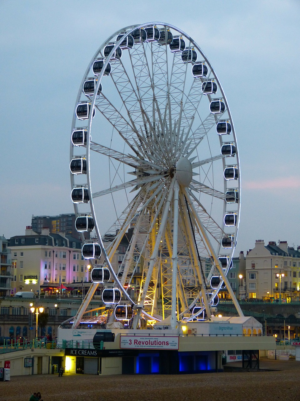 Ferris Ratas, Ryškus, Anglija, Sussex, Šviesa, Nemokamos Nuotraukos,  Nemokama Licenzija