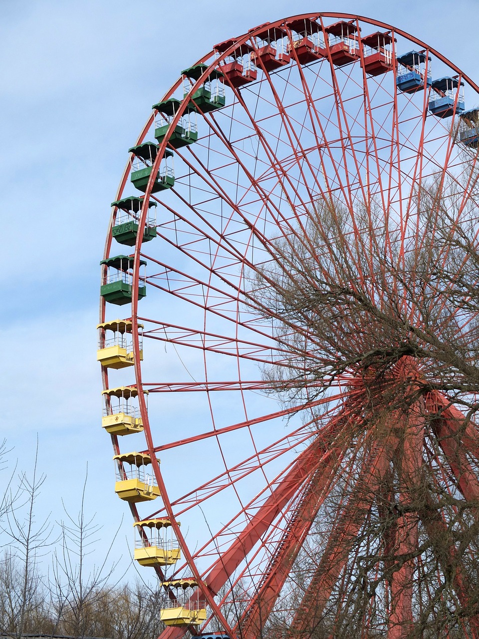 Ferris Ratas, Senas, Berlynas, Plänterwald, Šurmulio Upės Parkas, Palikti, Kajutė, Nemokamos Nuotraukos,  Nemokama Licenzija