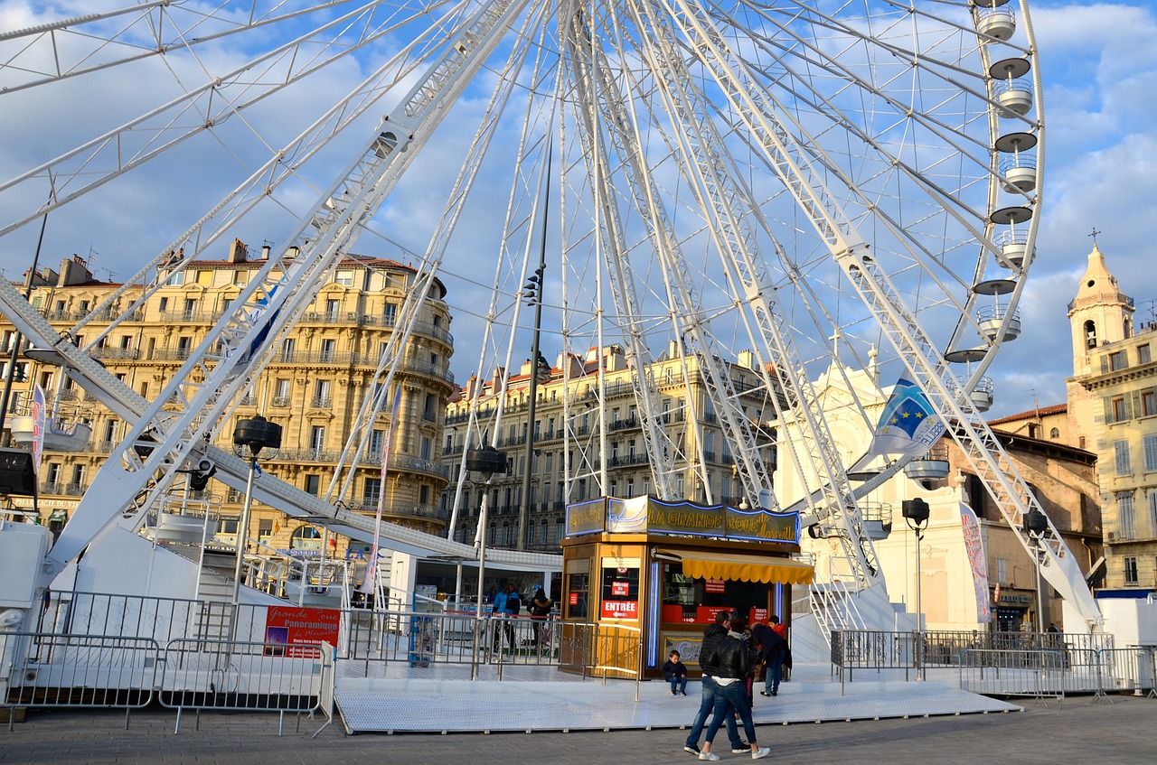 Ferris Ratas, Miestas, Pastatai, Marseille, Uostas, Nemokamos Nuotraukos,  Nemokama Licenzija