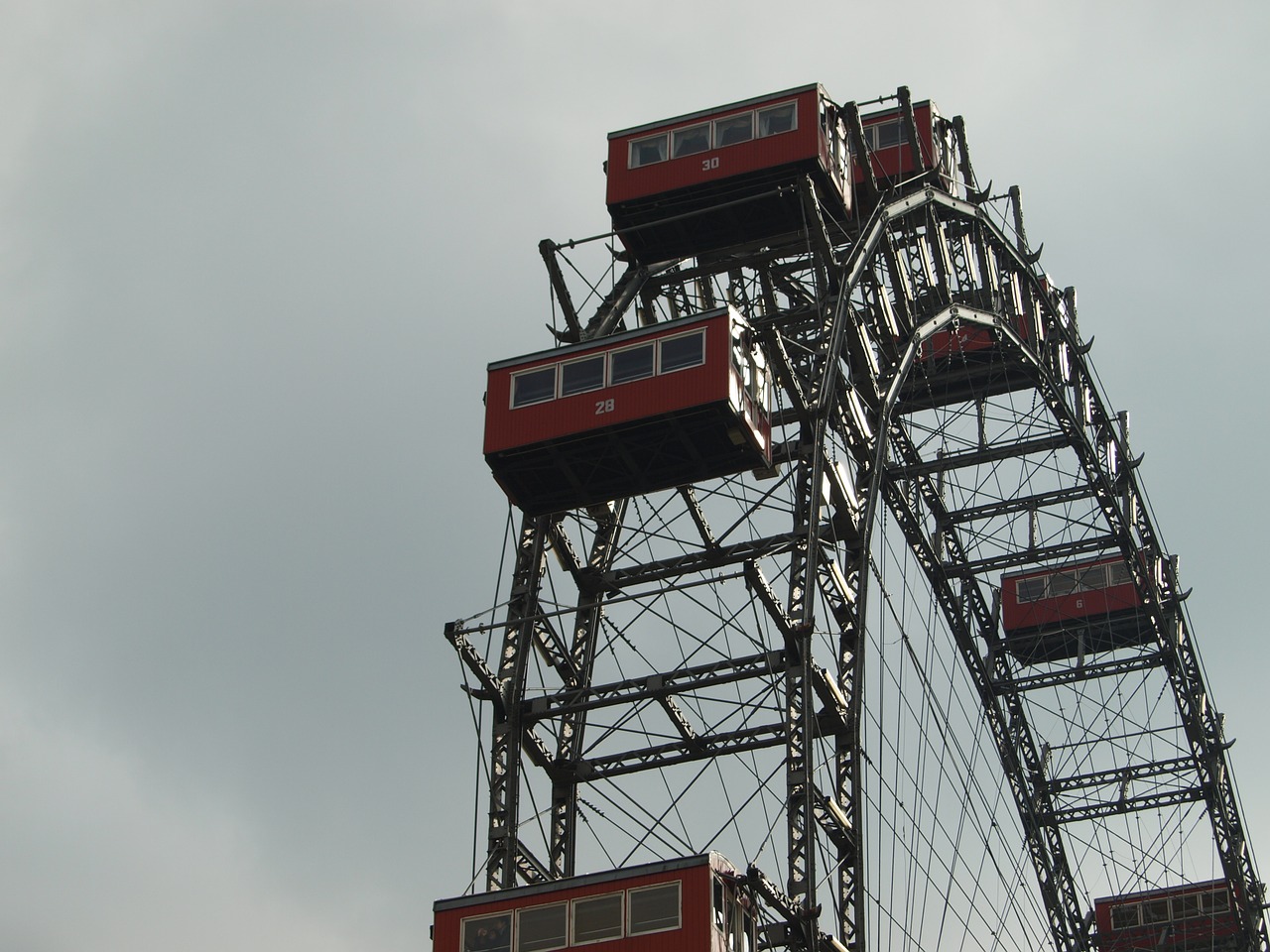 Ferris Ratas,  Vienna,  Pramogų Parkas,  Plienas, Nemokamos Nuotraukos,  Nemokama Licenzija