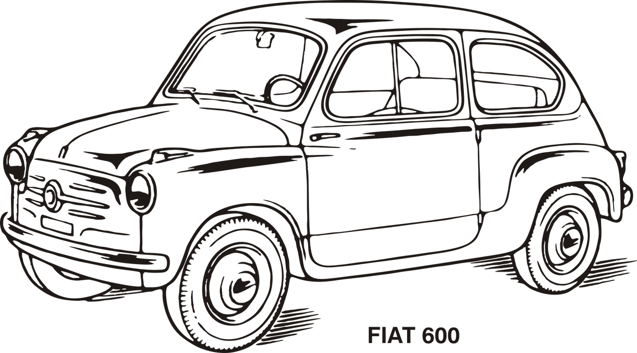 Fiat, Automobilis, Senas, Vintage, Oldtimer, Gabenimas, Transporto Priemonė, Seni Automobiliai, Transportas, Retro