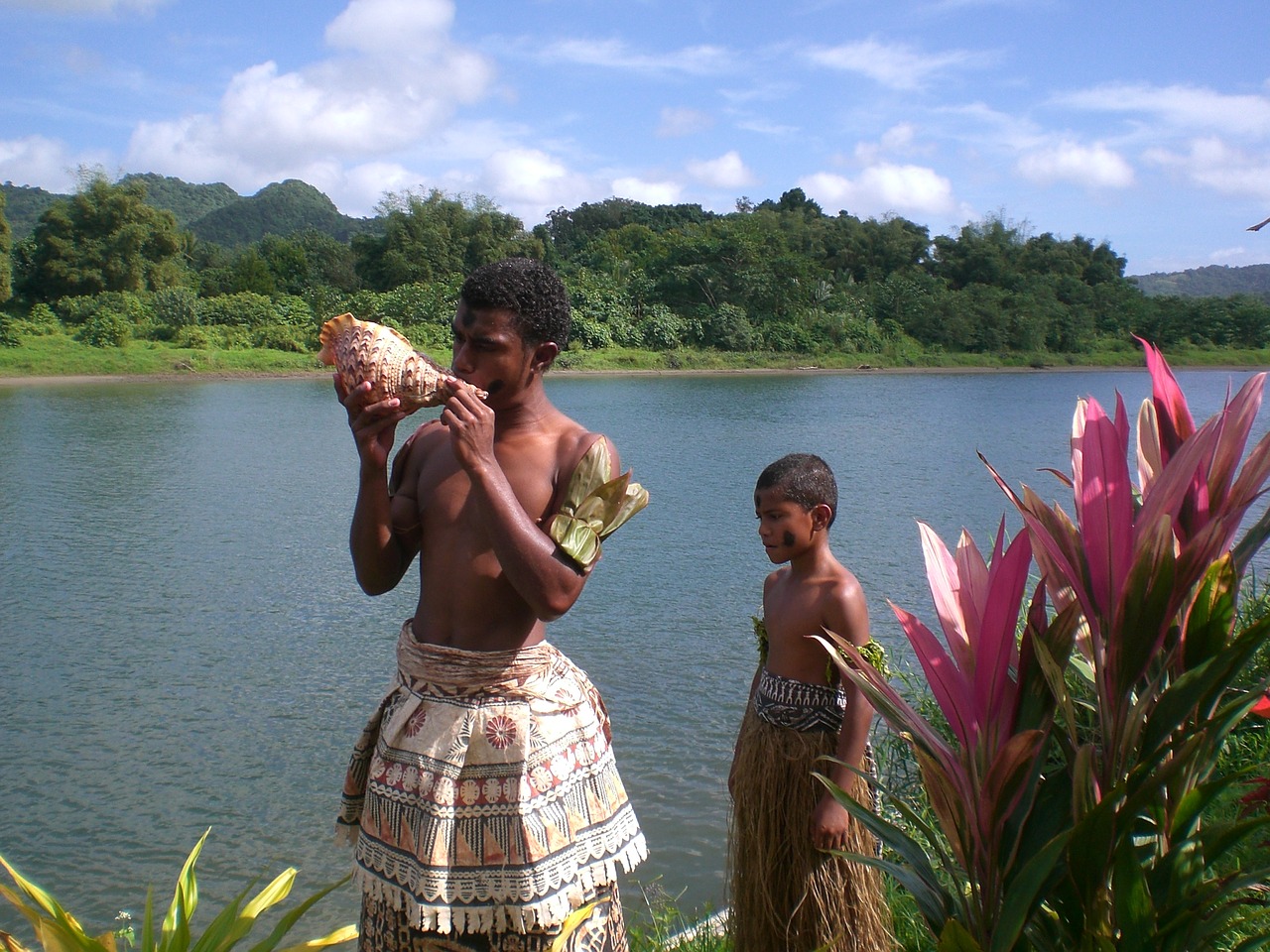Fidžis, Etninis, Jūros Kriauklė, Upė, Pietų Ramiojo Vandenyno Regionas, Islander, Vietiniai Gyventojai, Etninis Žmogus, Etninis Vaikas, Nemokamos Nuotraukos