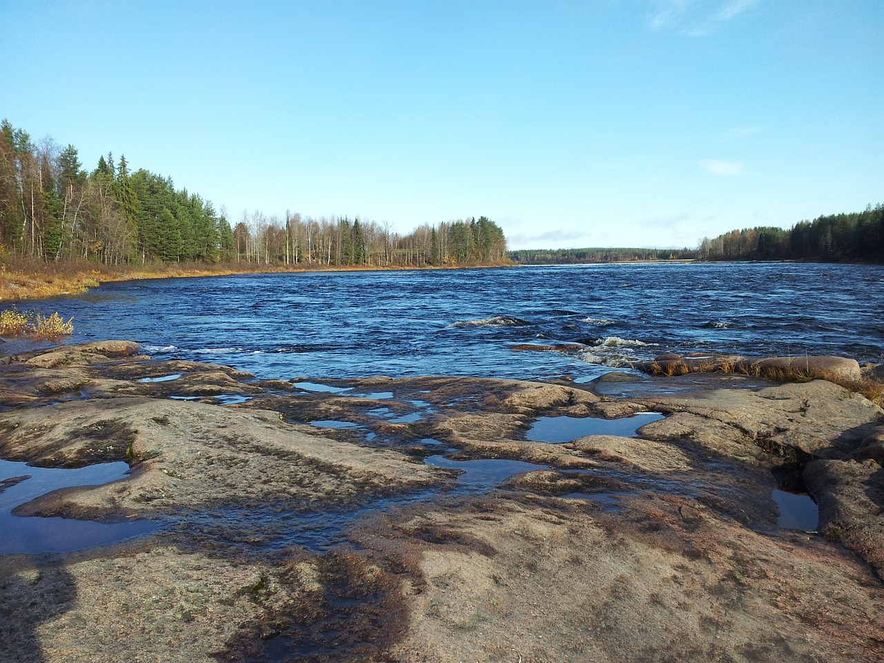 Finland, Laplandas, Upė, Vanduo, Miškas, Nemokamos Nuotraukos,  Nemokama Licenzija