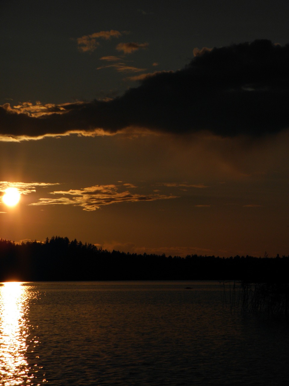 Suomių, Savonlinna, Saulėlydis, Kraštovaizdis, Gamta, Vasara, Twilight, Saimaa, Dangus, Saulė