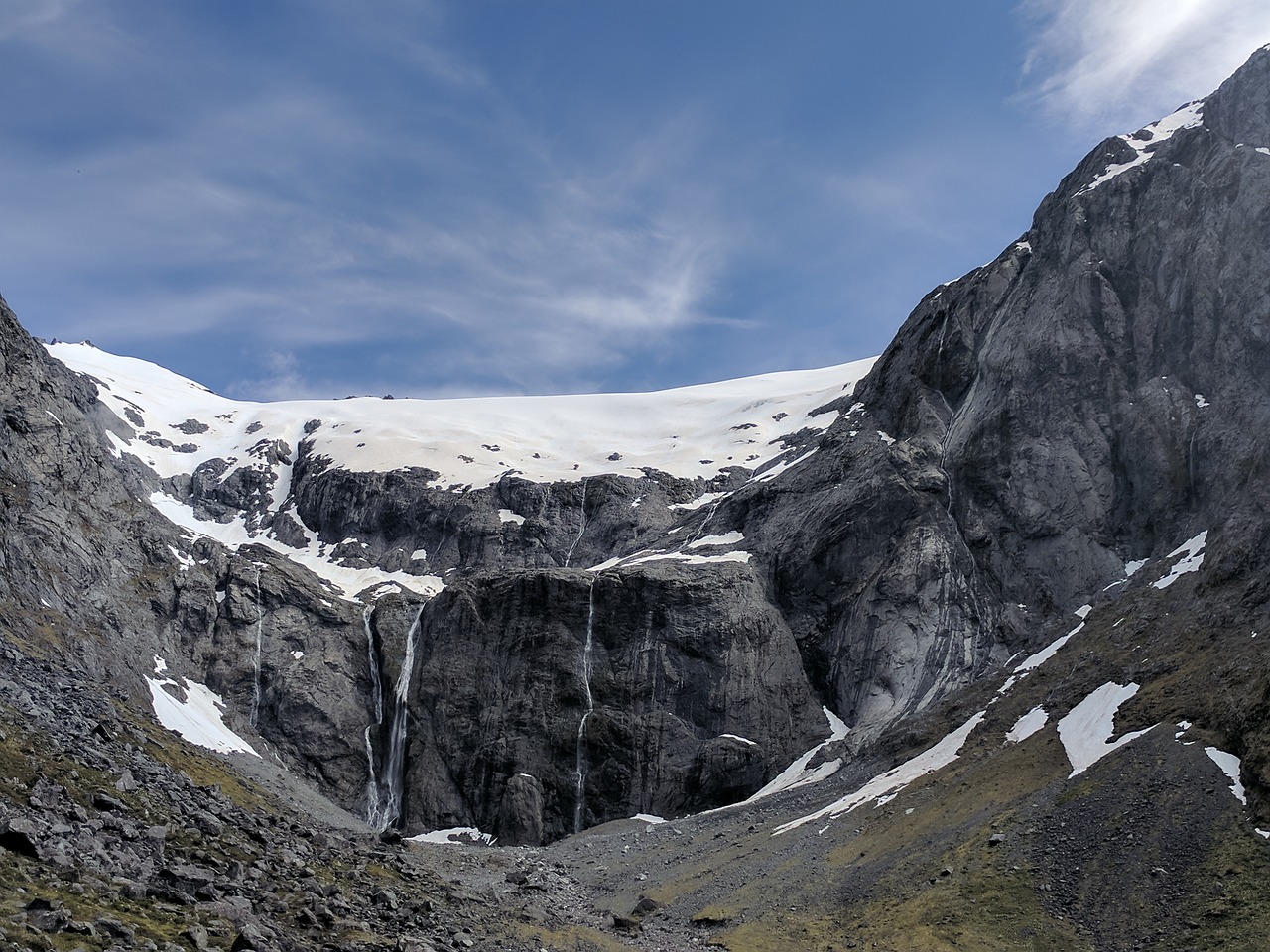 Fiordland Nacionalinis Parkas, Nz, Naujoji Zelandija, Kalnas, Vaizdingas, Lauke, Gamta, Krioklys, Nemokamos Nuotraukos,  Nemokama Licenzija