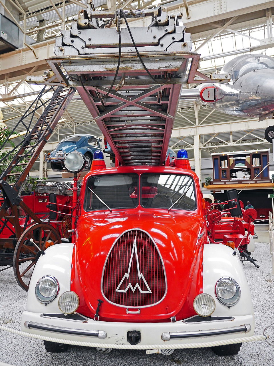 Ugnis, Krepšelis, Magirus-Deutz, Išlenktas, Technik Museum Speyer, Ugniagesių Mašina, Kopėčios, Ugnies Pabėgimas, Gelbėjimo Galva, Ugnies Gesinimas