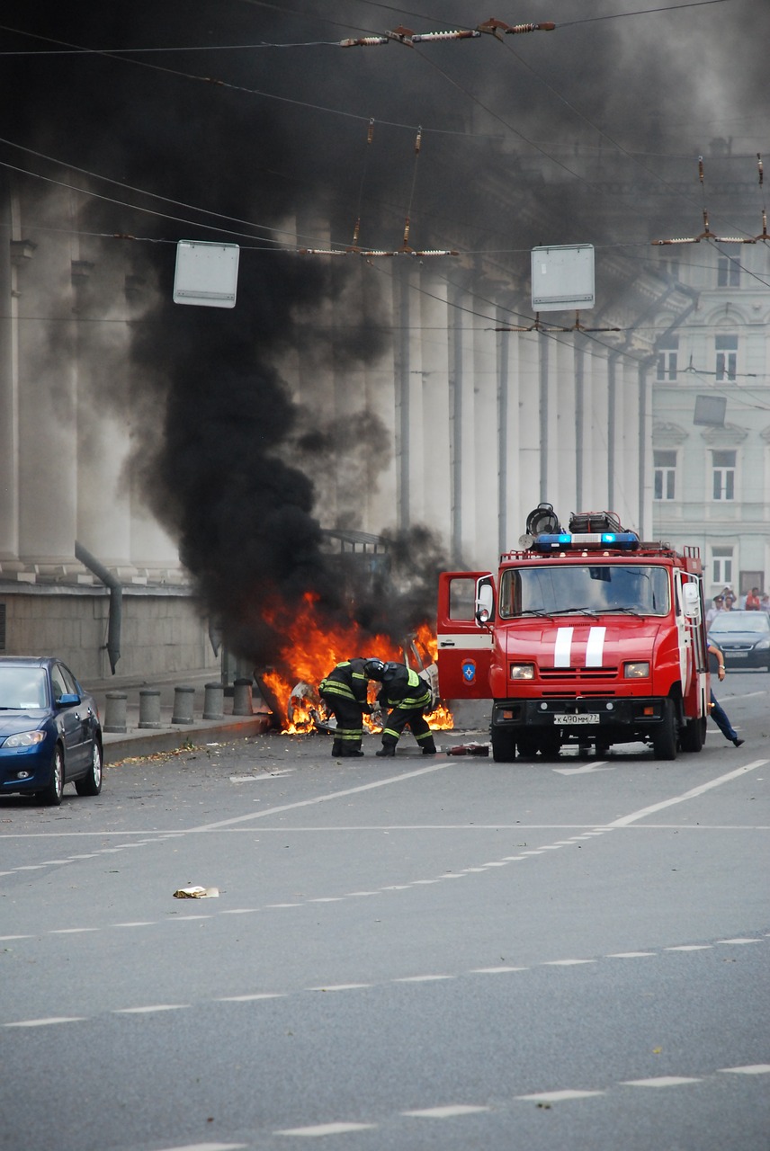 Ugnis, Pagalba, Gesinimas, Automobilis, Mašina, Moscow, Transportas, Nemokamos Nuotraukos,  Nemokama Licenzija