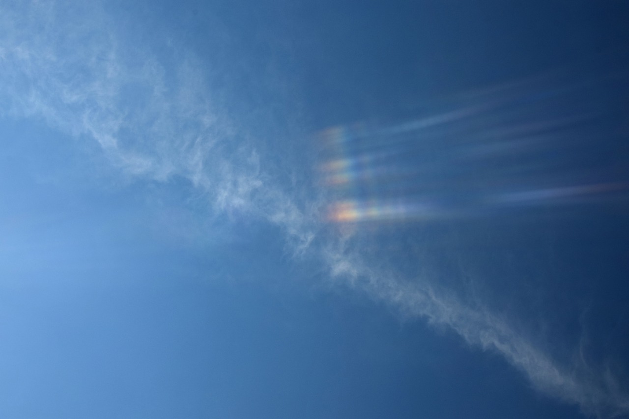 Ugnies Vaivorykštės Debesyse, Cloudscape, Vaivorykštė, Debesys, Skyscape, Gamta, Kraštovaizdis, Vasara, Nuotrauka Nėra Sustiprinta, Nemokamos Nuotraukos