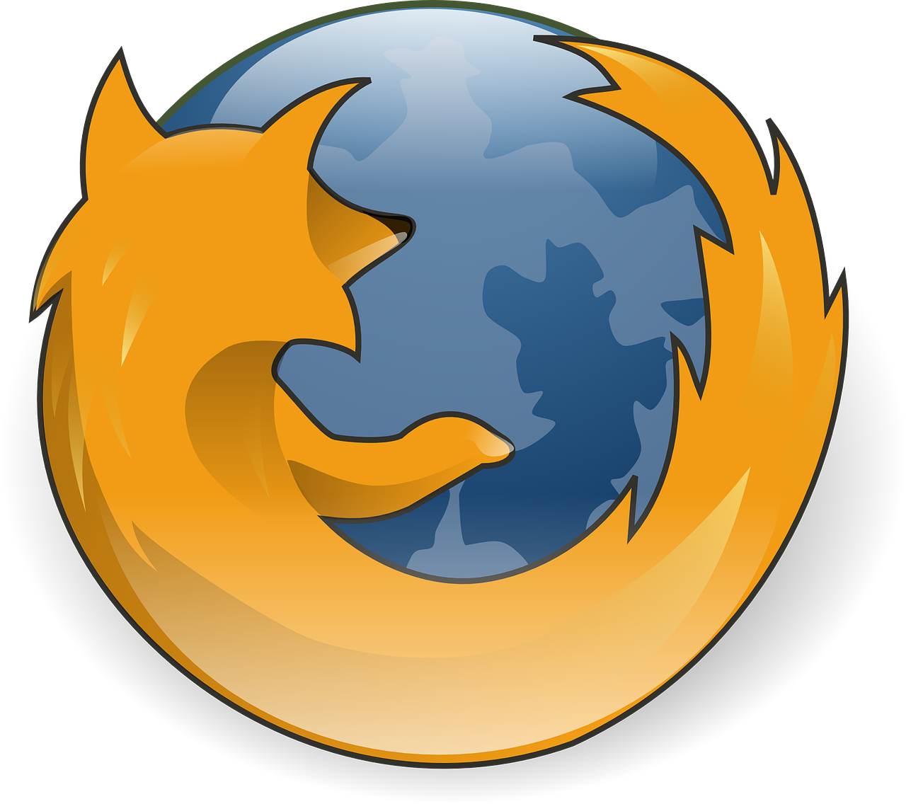 Firefox, Naršyklė, Logotipas, Lapė, Internetas, Prašymas, Gaublys, Nemokama Vektorinė Grafika, Nemokamos Nuotraukos,  Nemokama Licenzija