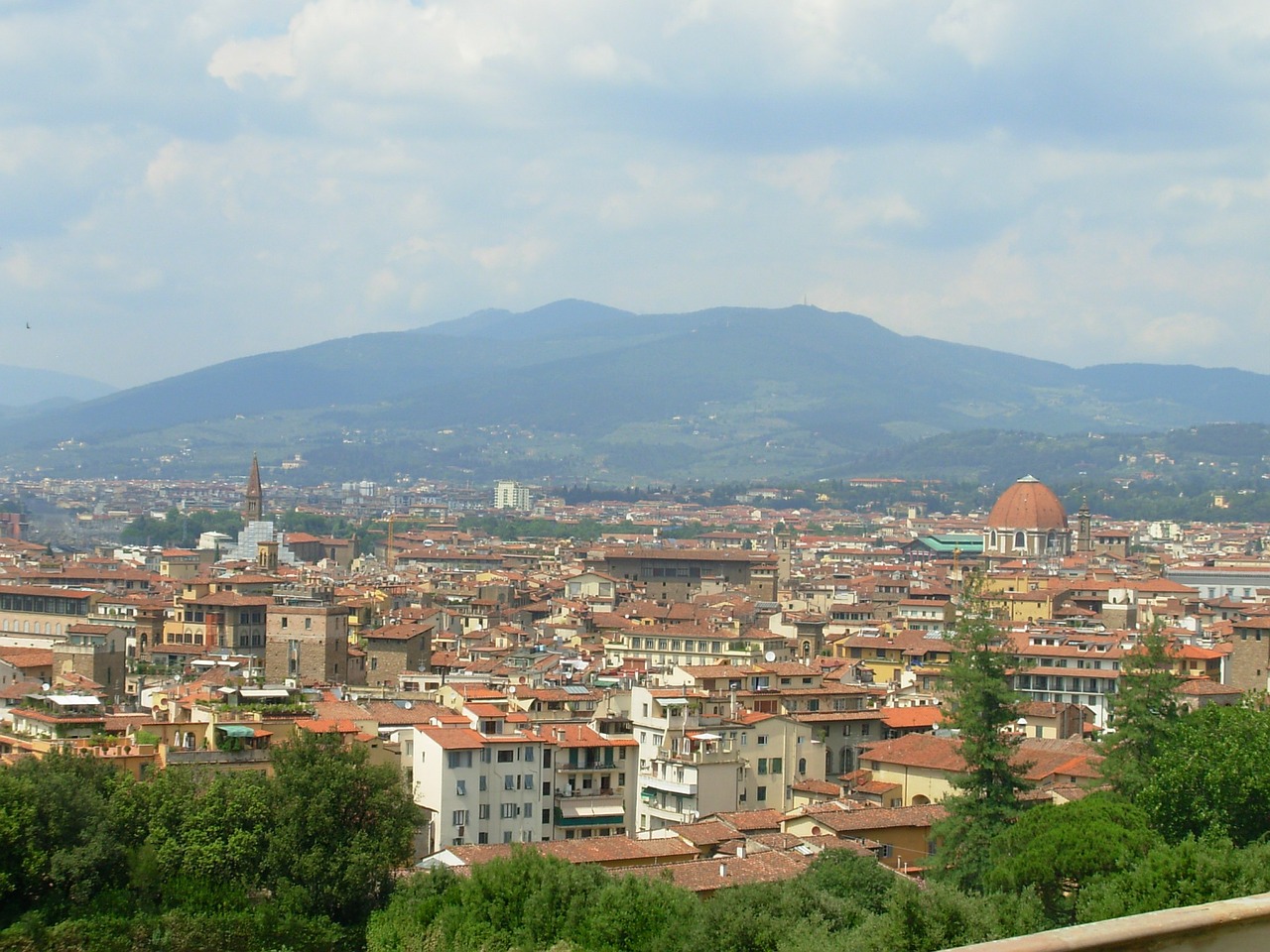 Firenze, Miestas, Kalnas, Toskana, Panorama, Vaizdas, Nemokamos Nuotraukos,  Nemokama Licenzija