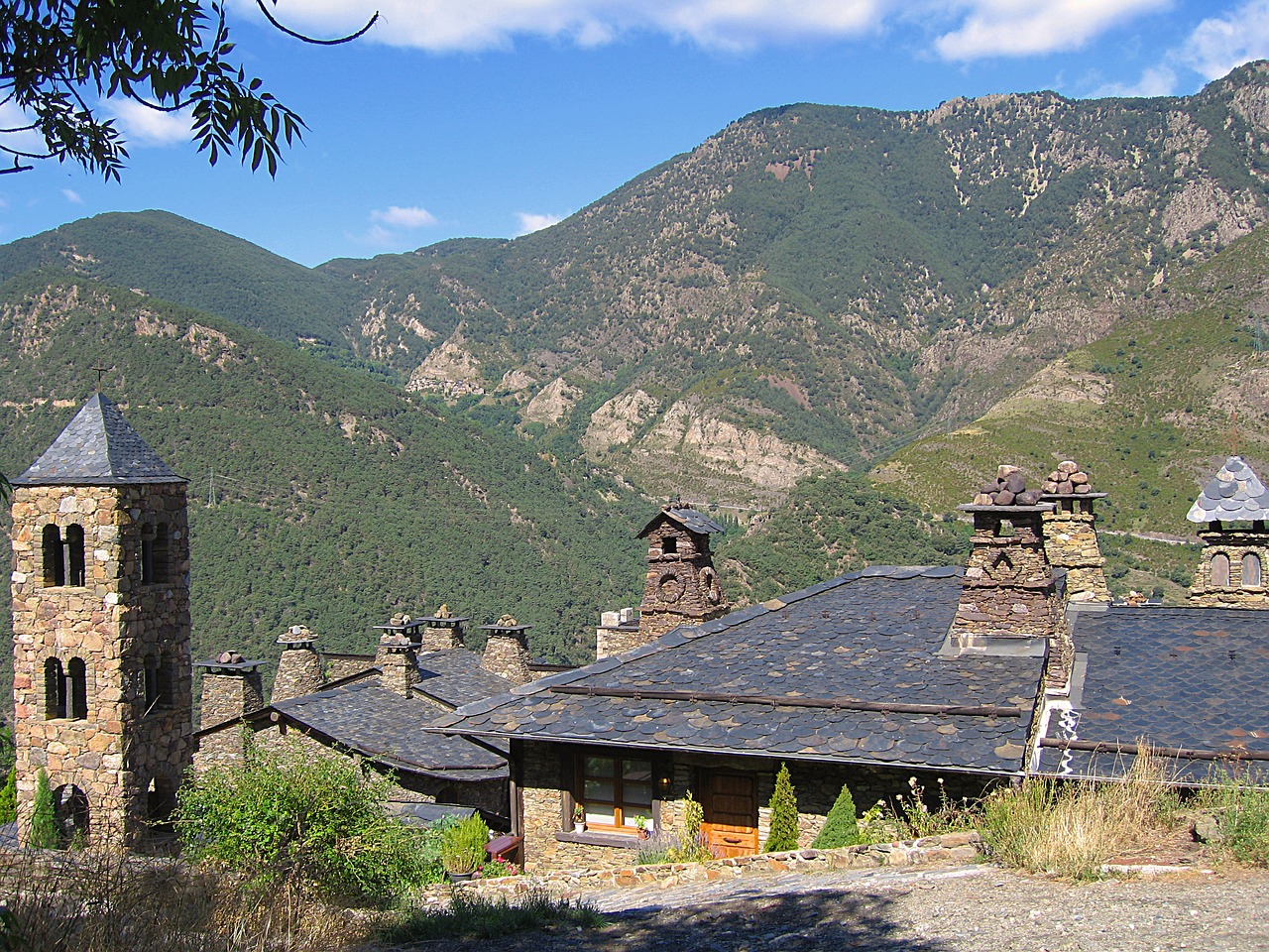 Židiniai, Stogai, Šiferio Stogai, Andorra, Pirėnų Statyba, Nemokamos Nuotraukos,  Nemokama Licenzija