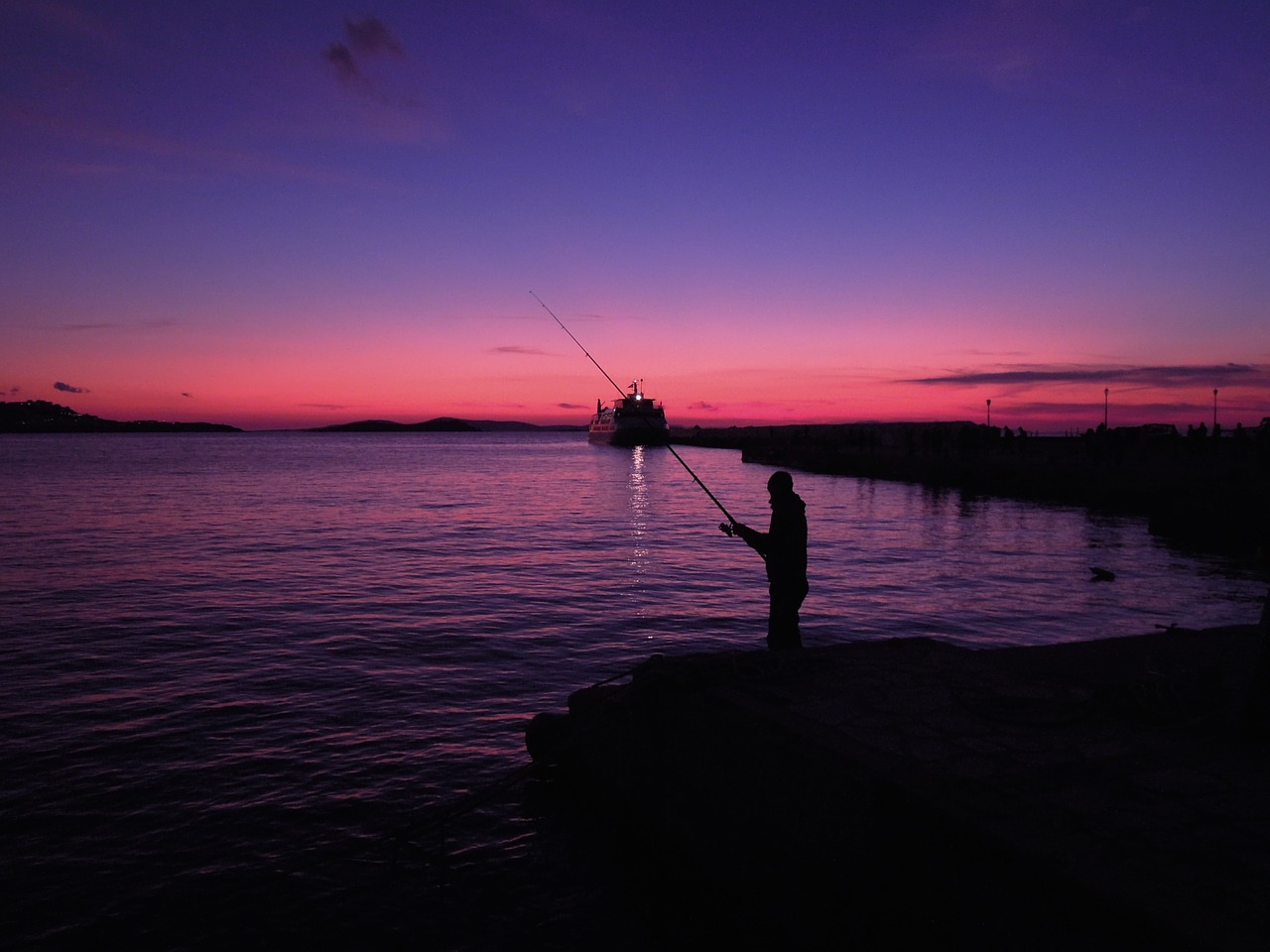 Fischer, Mykonos, Graikija, Violetinė, Abendstimmung, Nemokamos Nuotraukos,  Nemokama Licenzija