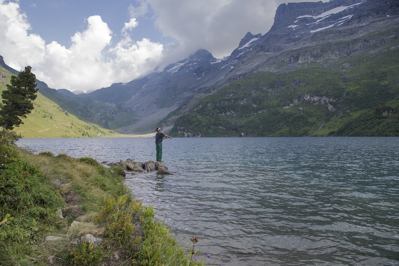 Žvejys,  Bergsee,  Engstle Alpsee,  Gamta, Nemokamos Nuotraukos,  Nemokama Licenzija