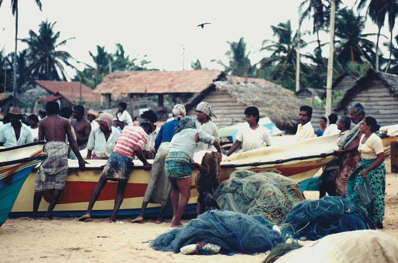 Žvejai, Žmonės, Žvejys, Žvejų Kaimelis, Colombo, Šri Lanka, Nemokamos Nuotraukos,  Nemokama Licenzija